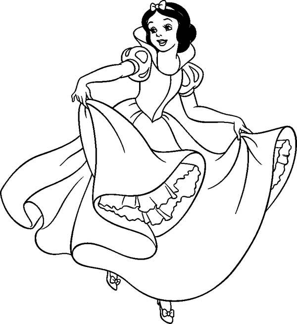 White Dress coloring #11, Download drawings