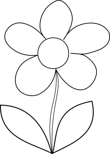 White Flower coloring #17, Download drawings