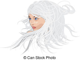 White Hair clipart #4, Download drawings