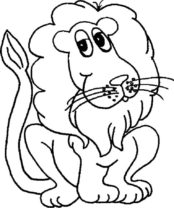 White Lion coloring #11, Download drawings
