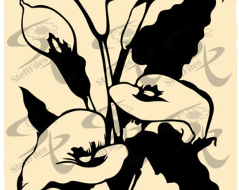 White Rain Lily svg #8, Download drawings