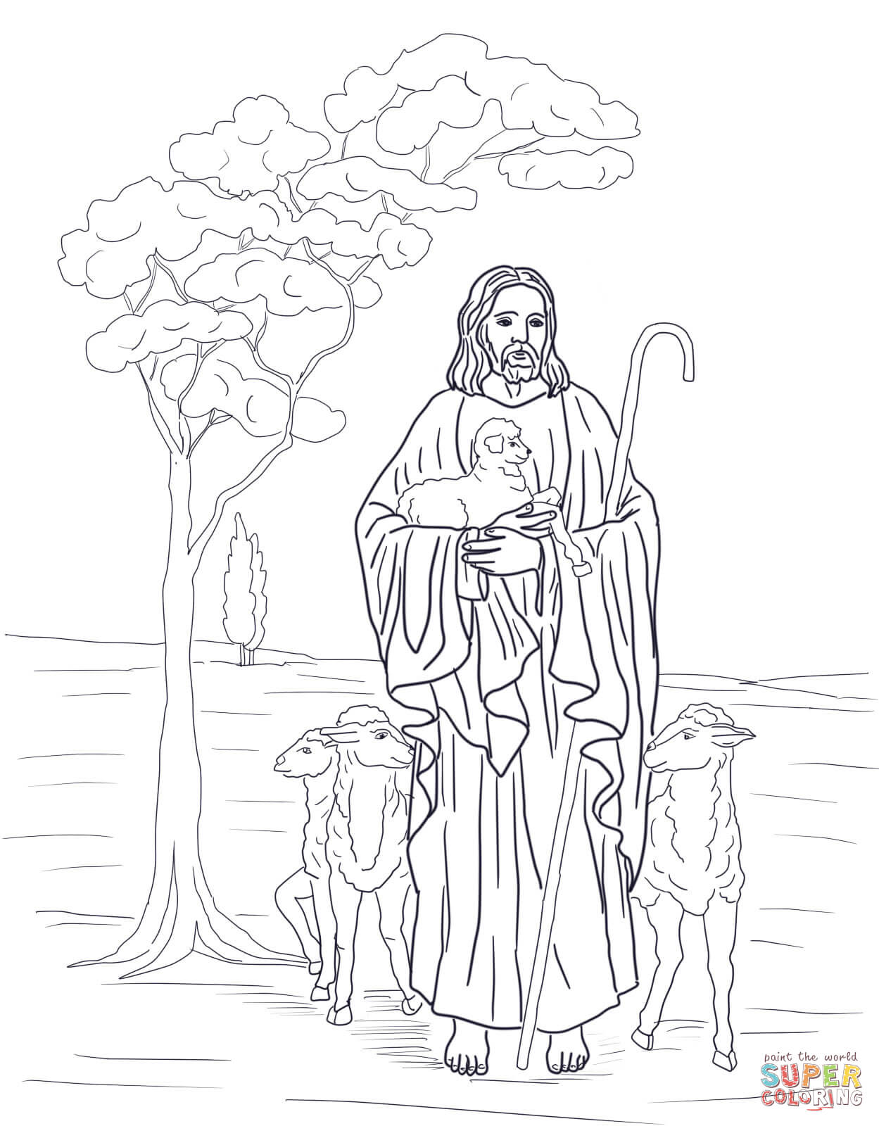 White Shepherd coloring #12, Download drawings