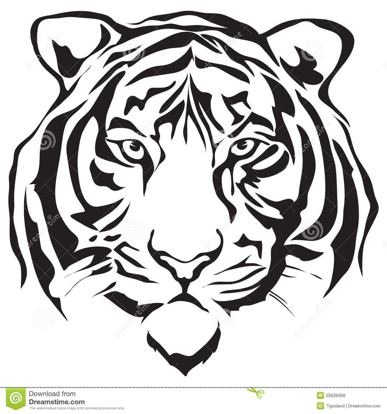 White Tiger clipart #19, Download drawings