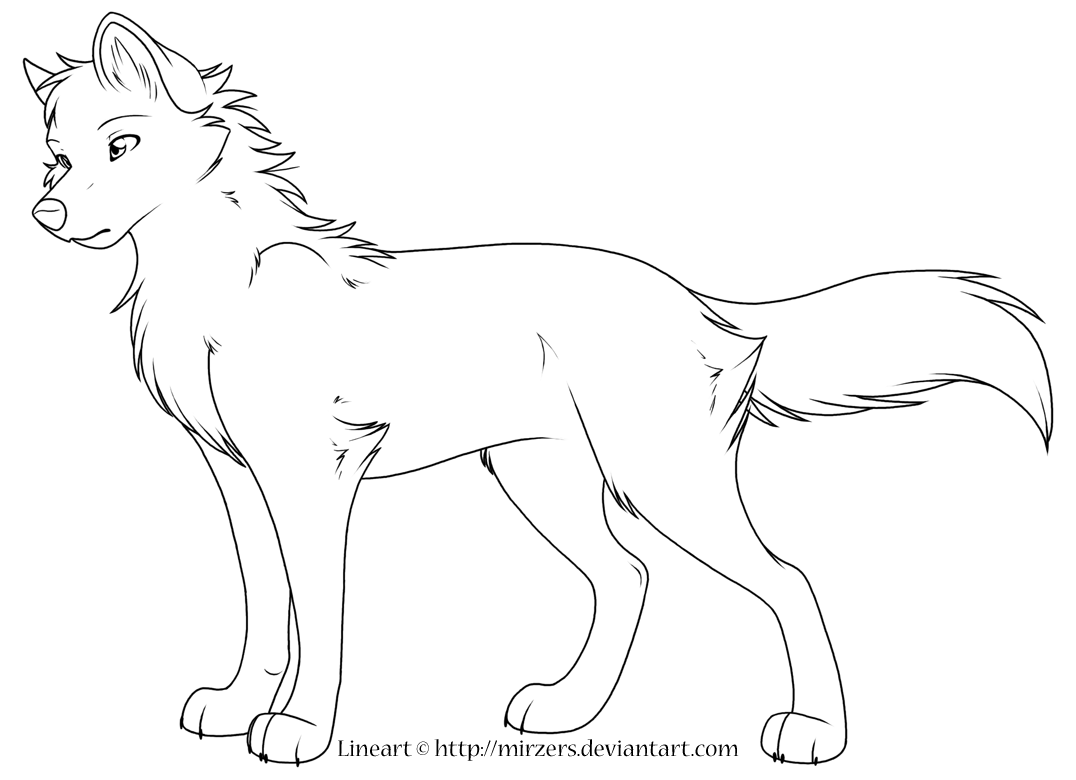 White Wolf coloring #17, Download drawings