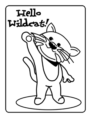 Wildcat coloring #12, Download drawings