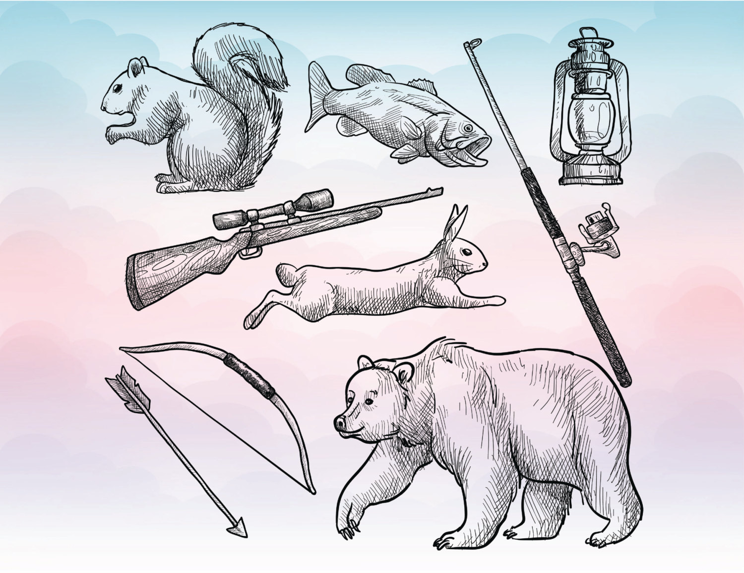 Wildlife svg #18, Download drawings