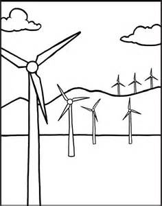 Wind Turbine coloring #14, Download drawings