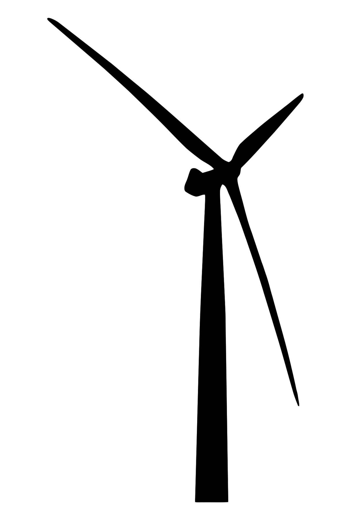 Wind Turbine coloring #6, Download drawings