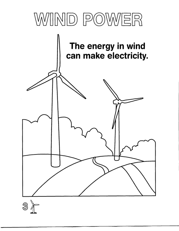 Wind Turbine coloring #15, Download drawings