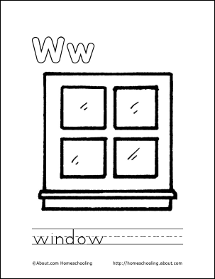 Windows coloring #20, Download drawings