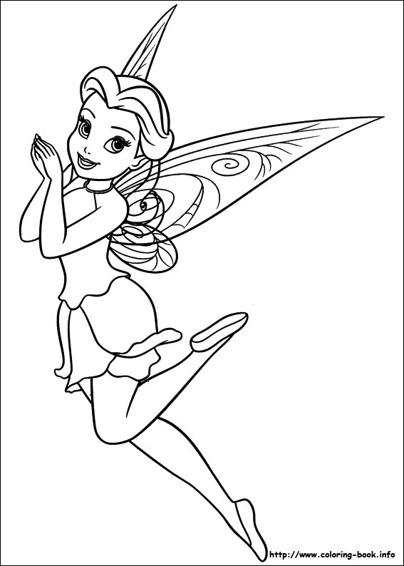 Tinker Bell coloring #10, Download drawings