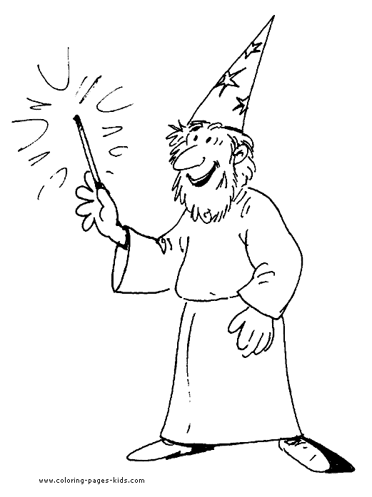 Wizard coloring #12, Download drawings