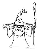 Wizard coloring #7, Download drawings