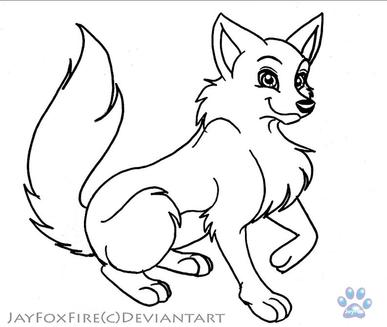 Wolfdog coloring #5, Download drawings