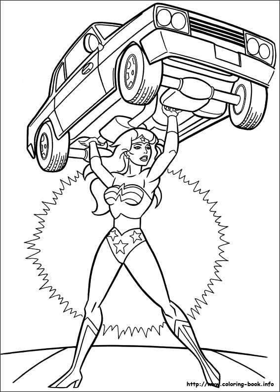 Wonder Woman coloring #5, Download drawings