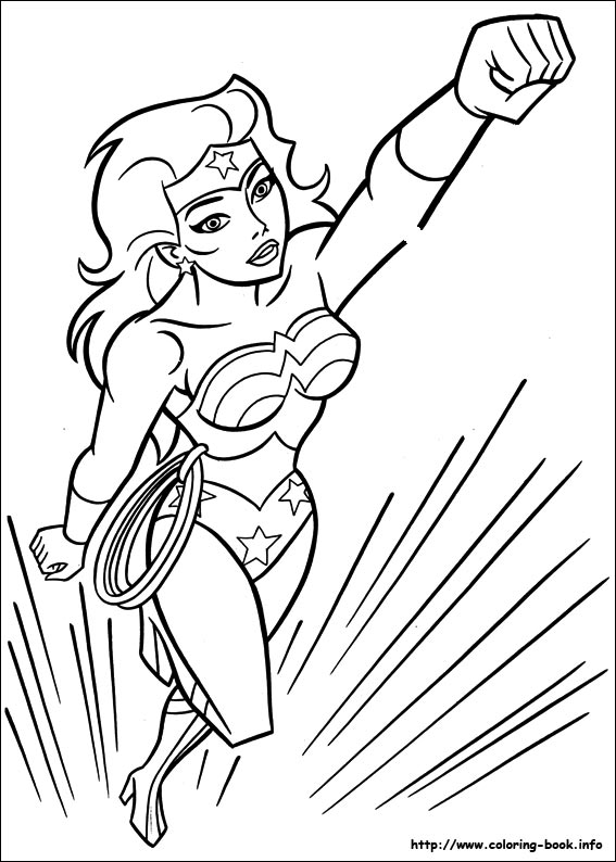 Wonder Woman coloring #3, Download drawings