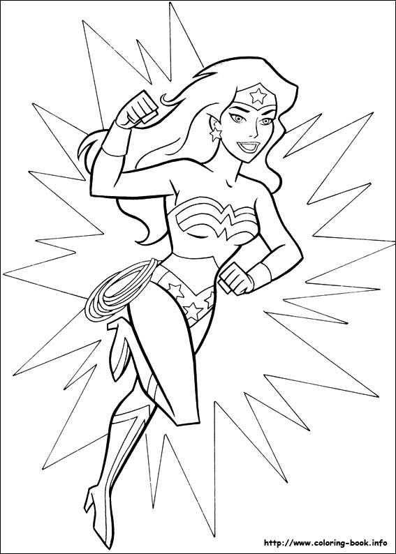 Wonder Woman coloring #9, Download drawings