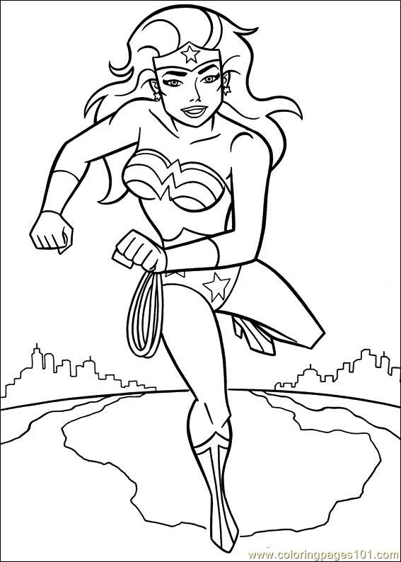 Wonder Woman coloring #7, Download drawings