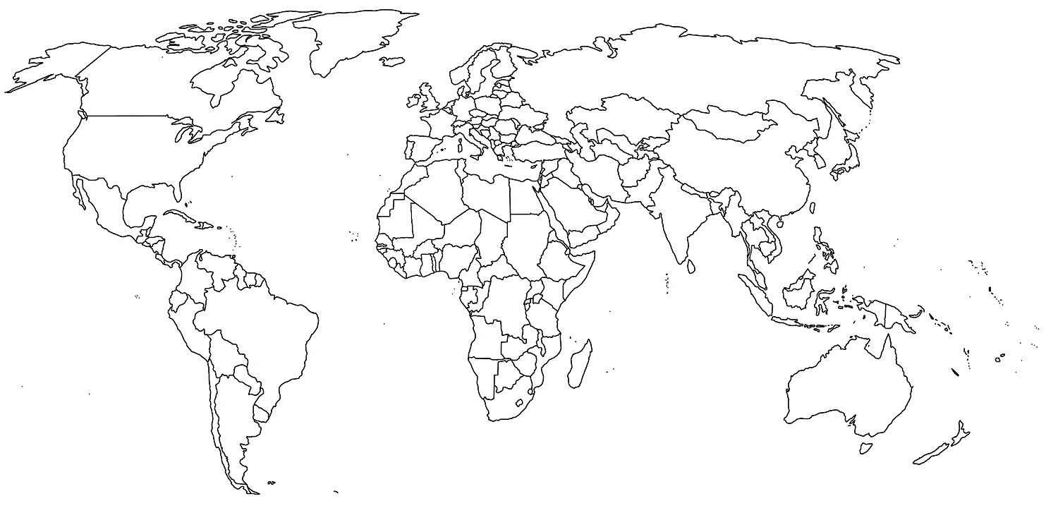 World Map coloring #20, Download drawings