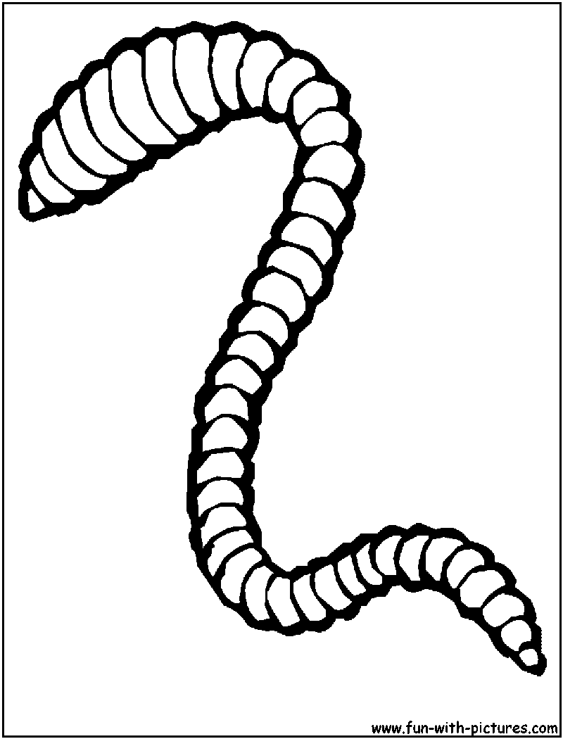 Worm coloring #2, Download drawings