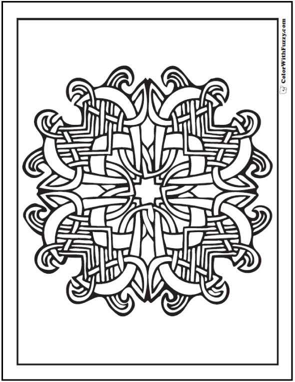 Woven coloring #11, Download drawings
