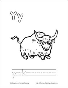 Yak coloring #6, Download drawings
