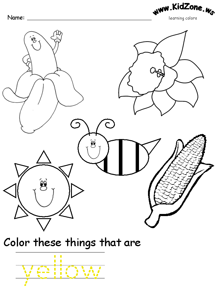 Yellow coloring #16, Download drawings