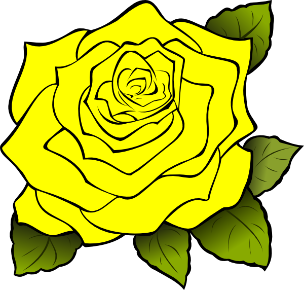 Yellow Rose clipart #8, Download drawings