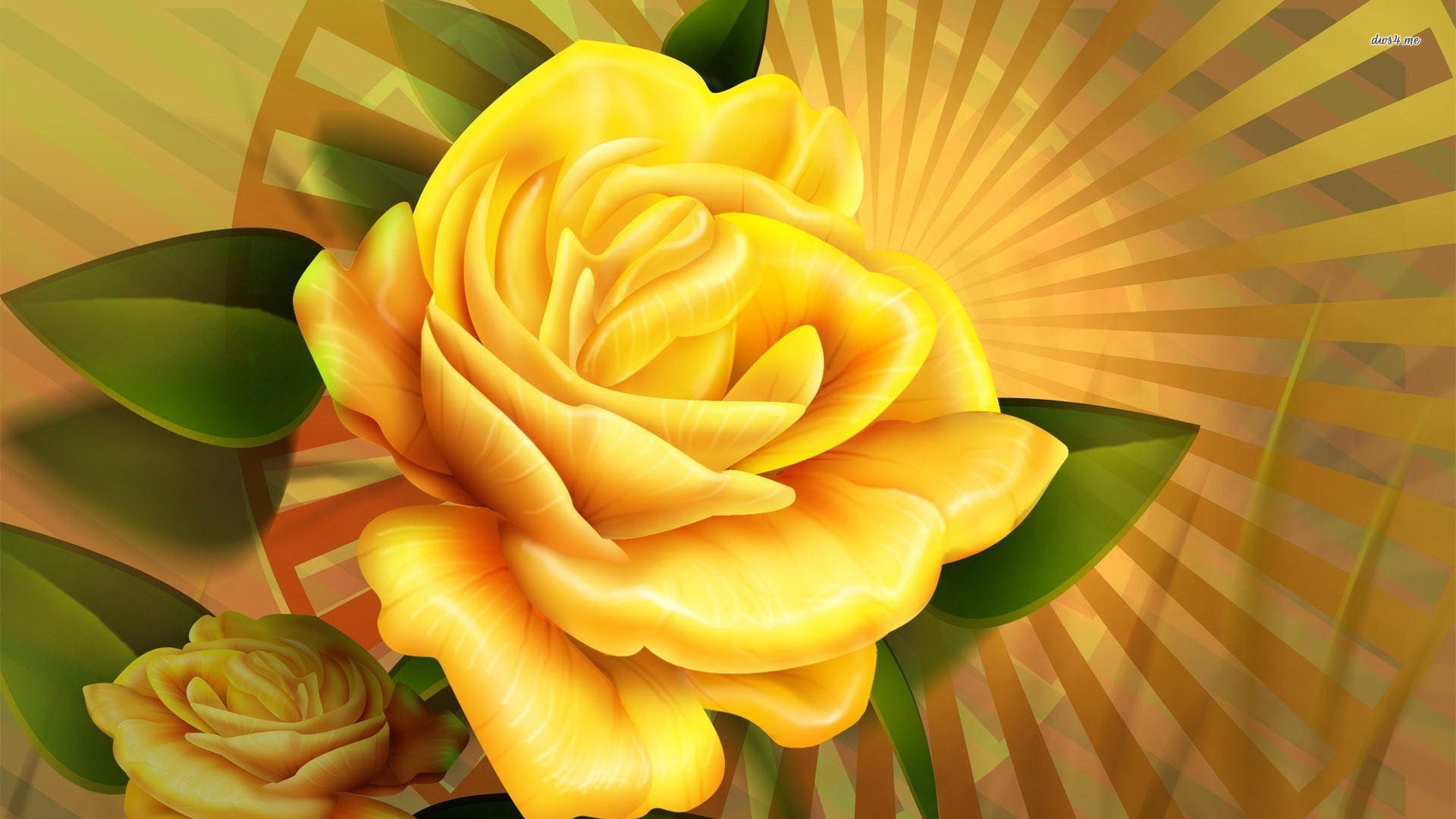 Yellow Rose coloring #17, Download drawings