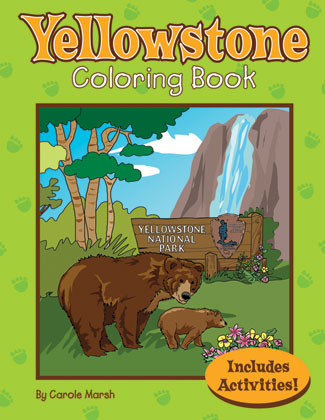 Yellowstone National Park coloring #14, Download drawings