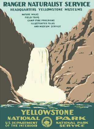 Yellowstone Falls coloring #13, Download drawings