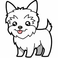 Yrokshire Terrier coloring #4, Download drawings