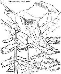 Yosemite Falls coloring #14, Download drawings