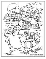 Yosemite National Park coloring #16, Download drawings
