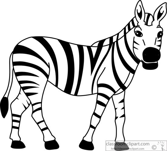 Zebra clipart #6, Download drawings
