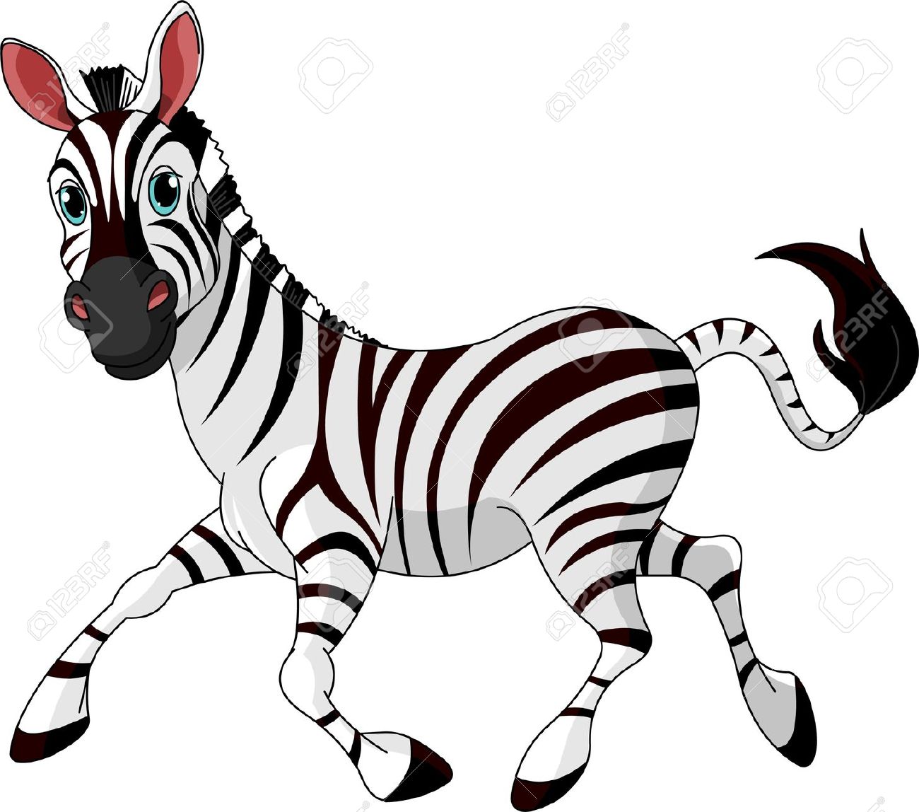 Zebra clipart #10, Download drawings