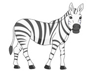 Zebra clipart #18, Download drawings