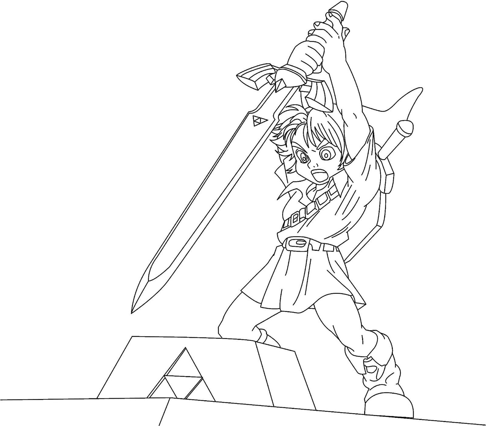 Zelda coloring #7, Download drawings