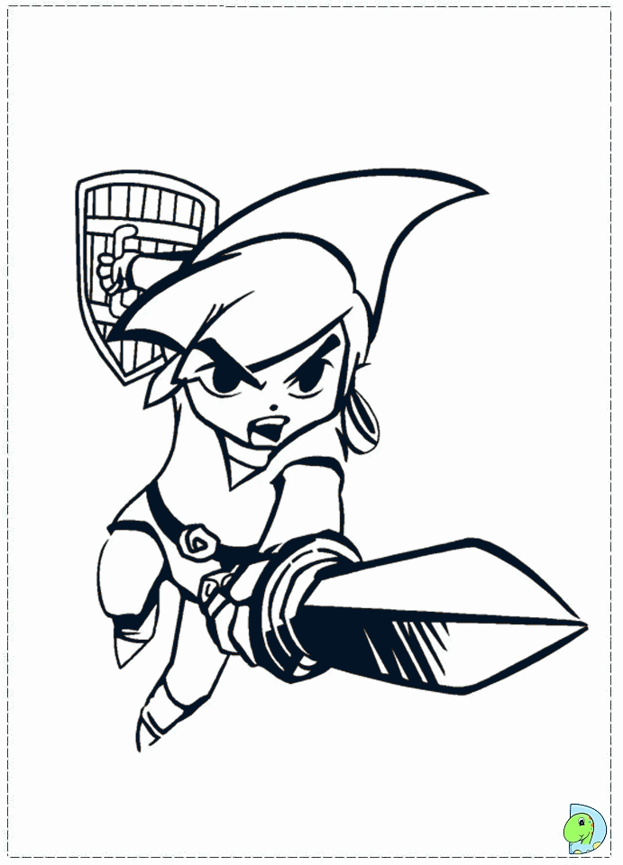 Zelda coloring #9, Download drawings