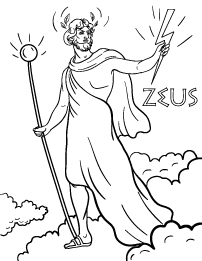 Zeus coloring #17, Download drawings