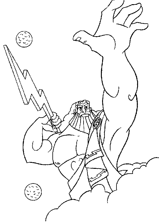 Zeus coloring #16, Download drawings
