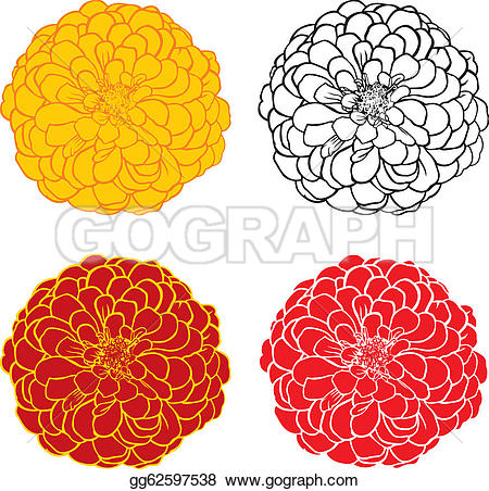 Zinnia clipart #2, Download drawings