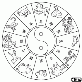 Zodiac Sign coloring #9, Download drawings
