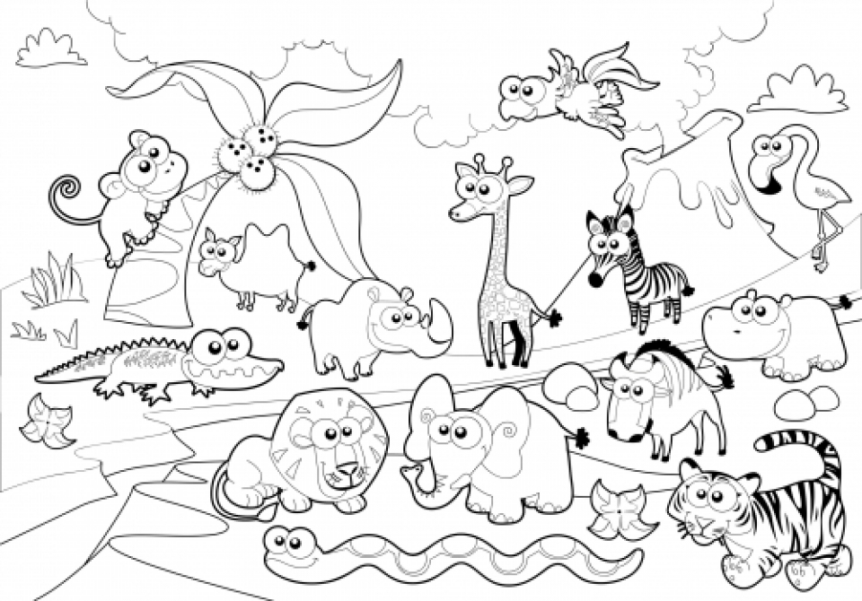 Zoo coloring #12, Download drawings