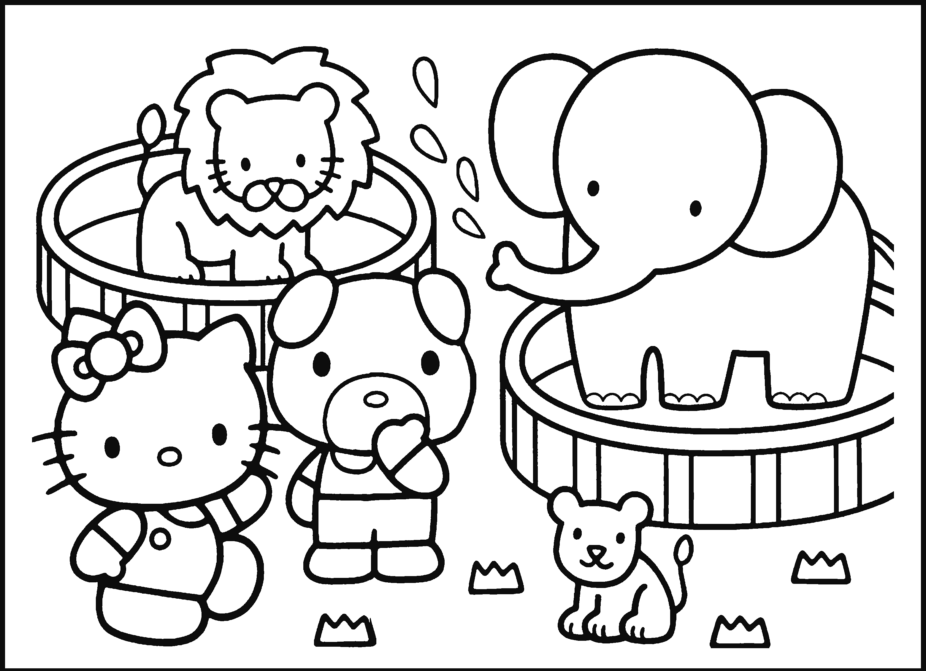 Zoo coloring #7, Download drawings