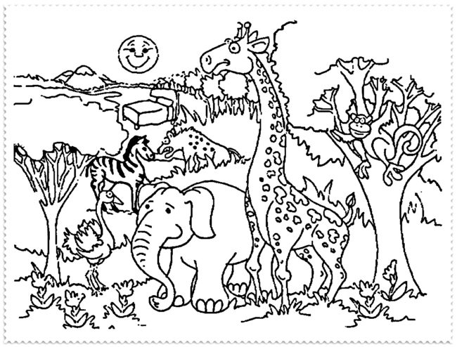Zoo coloring #9, Download drawings