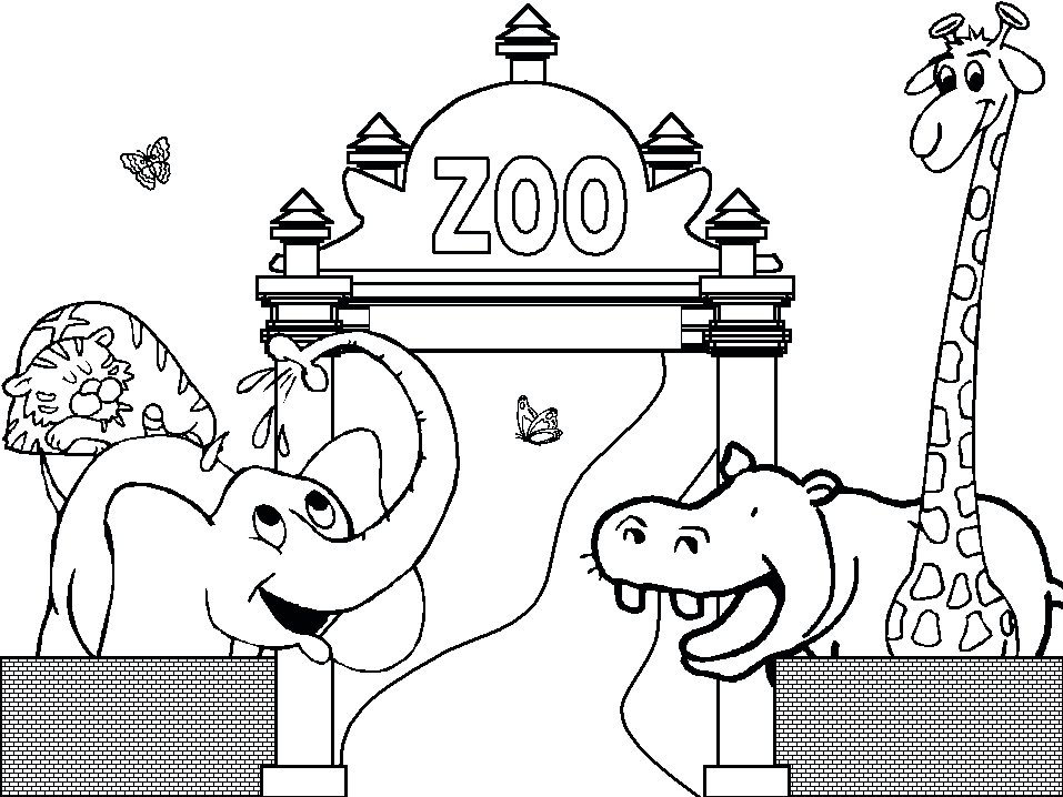 Zoo coloring #20, Download drawings