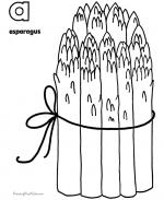Asparagus coloring