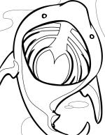 Basking Shark coloring