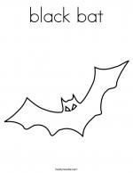 Bat coloring